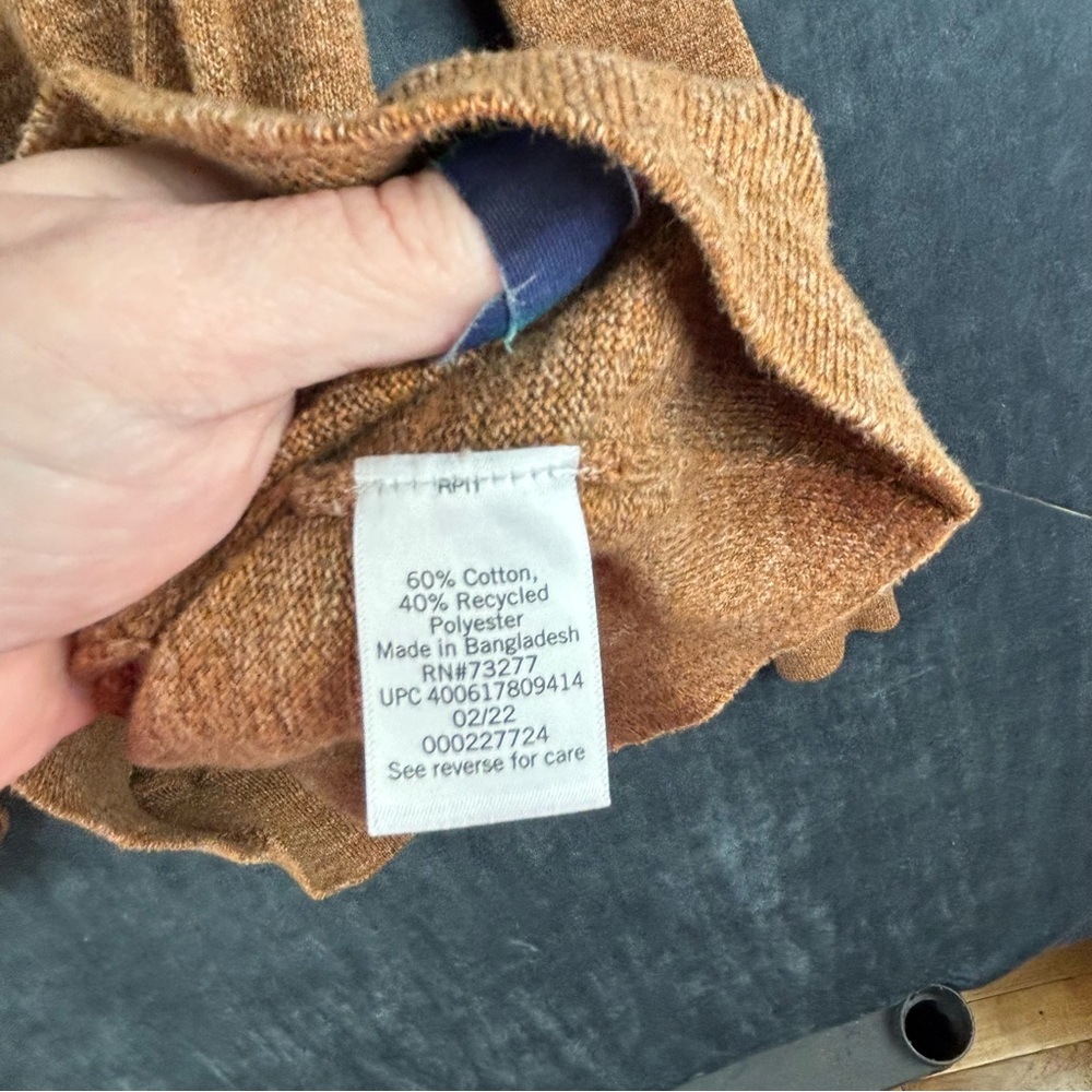 Sonoma Women’s Tan Knit sweater/hoodie sz XL - Picture 3 of 7